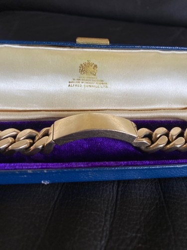 9ct gold alfred dunhill - alfred,