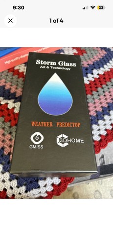 Storm glass weather predictor - glass,