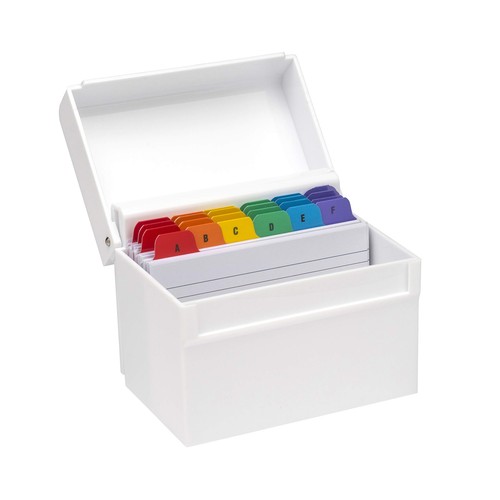 Index card box 100 cards - index,