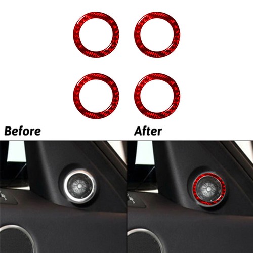 Red carbon fiber small - 4x,