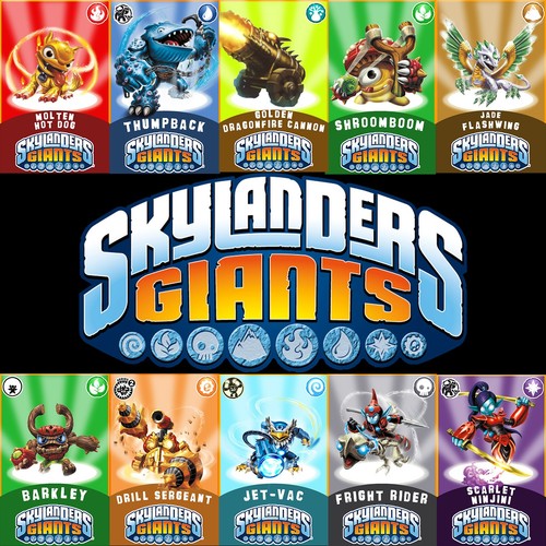 Skylanders giant nfc - nfc, cards