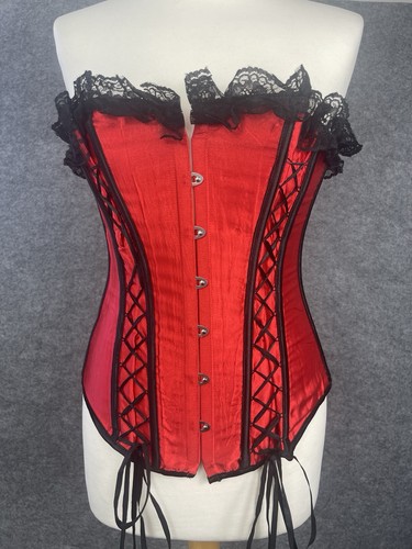 Red black lace - red,