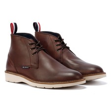 Ben Sherman Hampton Leather Men's Burgundy Boots New