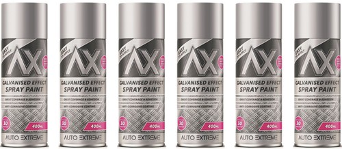 400ml galvanised effect - x,