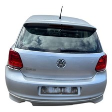 VW POLO MK5 6R 09-17 BARE TAILGATE + GLASS & SPOILER REFLEX SILVER METALLIC A7W