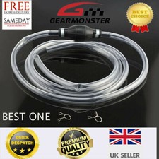 Hand Siphon Pump Petrol Diesel Water Oil Liquid Fuel Transfer Easy Use Pump UK