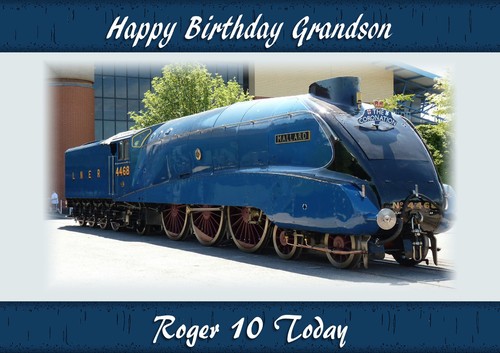 Personalised birthday card - personalised,