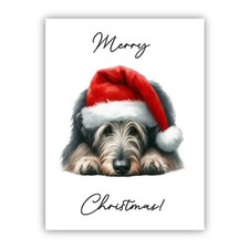 Irish Wolfhound Dog Christmas