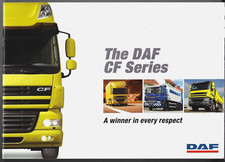 Daf CF Series Trucks 2007-2009 UK Market Brochure 65 75 85 4x2 6x2 8x2 6x4 8x4