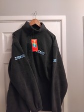 Xxl. Grey Ford Rs  Full Zip Embroidered  Fleece New With Tags