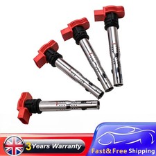 4pcs Spark Ignition Red Coil