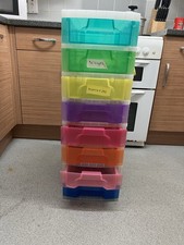 A4 plastic storage drawers 8