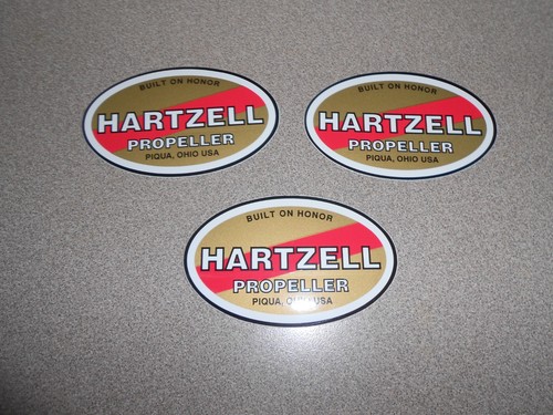 Hartzell oem propeller decals - oem,