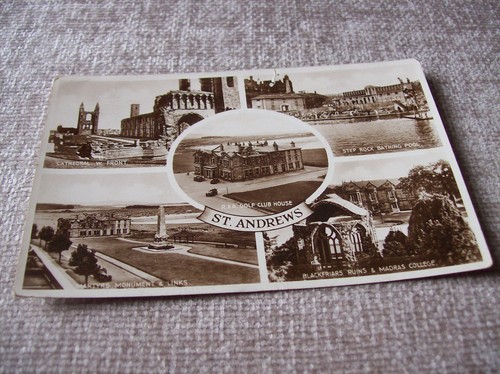 Postcard andrews fife - st,