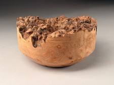 Live Edge Burr Elm Resin Woodturning Bowl Blanks 8x4.5 inch 1.8 KG