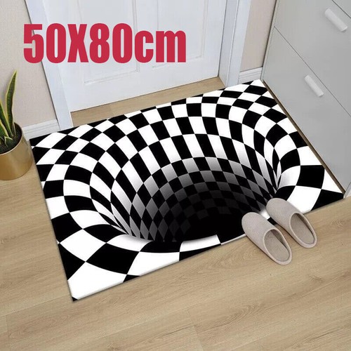 Optical illusion vortex rug - optical,
