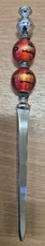 Letter Opener  - Glass marble handle - length 18 cm - ( No.4)
