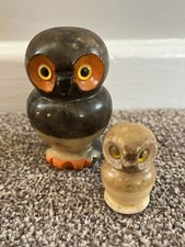 Vintage TB Alabaster Owl