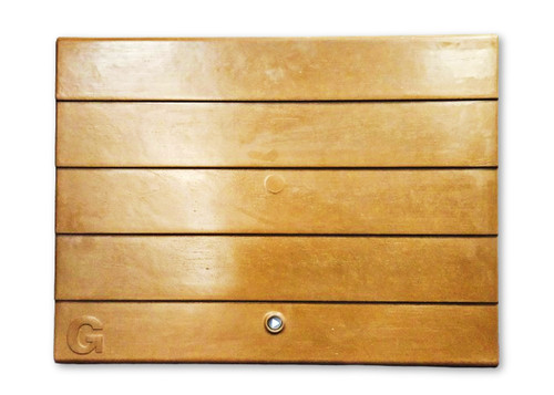 Brown gas meter box - meter,