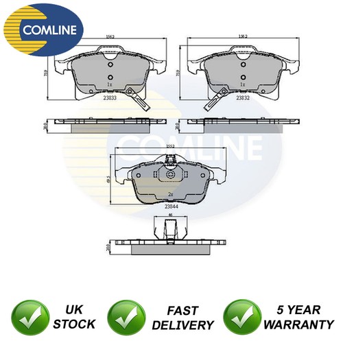 Brake pads set - pads, front