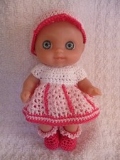 Hand crochet set for a 5"