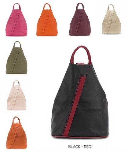 Genuine leather triangular - leather,
