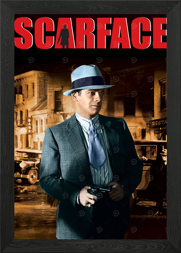Scarface movie poster framed - poster,