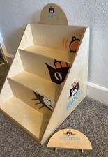Rare Official Jellycat Wooden Ex Shop Display Shelf Shelving Unit For Soft Toys