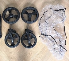 Venicci set of pram wheels and