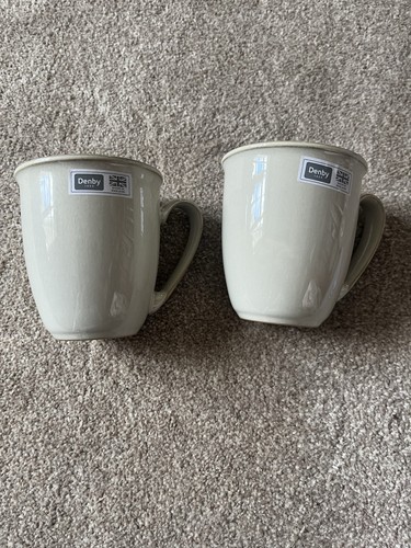 Denby linen mugs brand - linen, new