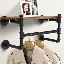 Industrial Pipe Clothing Rack