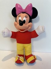 Vintage Mattel Walt Disney Minnie Mouse Learn to Dress Me Doll 15" Plush Toy
