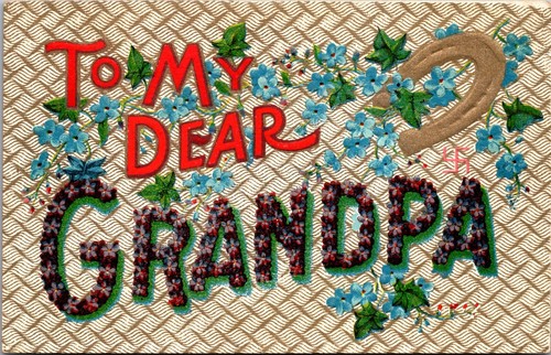 Large letter greetings - letter,