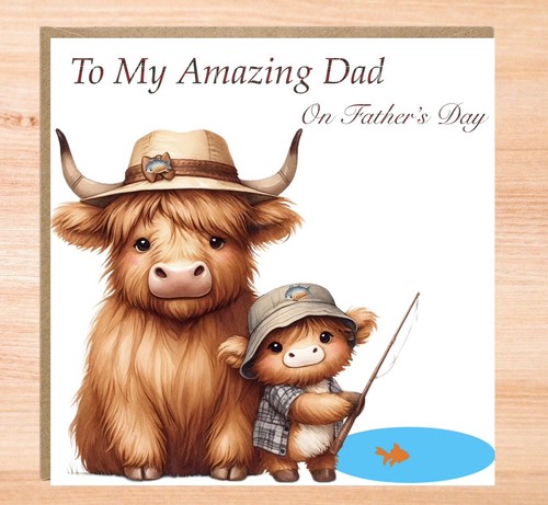 Personalised highland cow - highland,