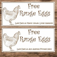 34 Personalised Free Range