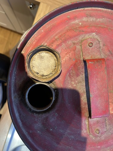 Empty vintage parafin - empty,
