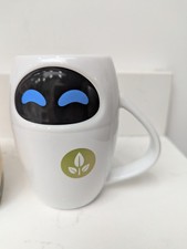 Disney Store Exclusive Wall-E Eve Mug Pixar Robot 3D Ceramic Coffee Cup Shaped