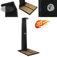 Garden Shower Poly Rattan WPC