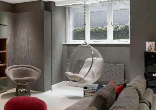 Hanging clear acrylic - clear,