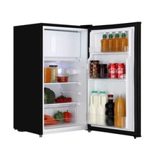 Cookology UCIB80BK Undercounter Freestanding 48cm Fridge with Freezer - Black
