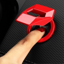 1Pc Red Car Engine Start Stop