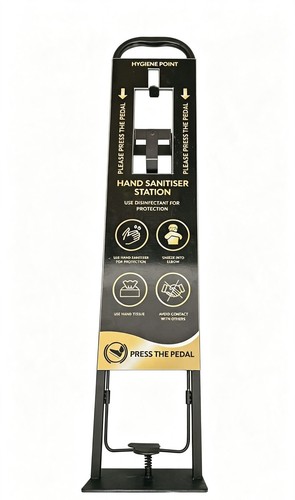 Foot pedal hand sanitizer - foot-pedal,