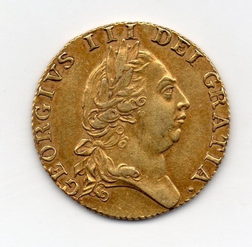 1787 gold guinea george - 1787, iii