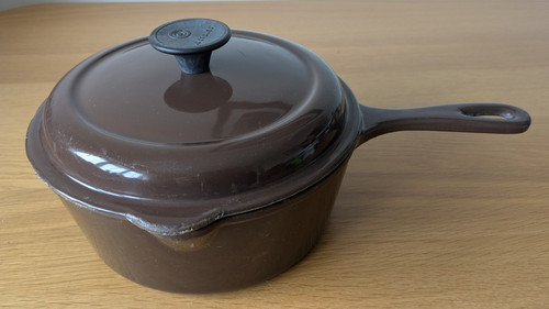 Vintage creuset brown - creuset,