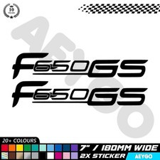 2x BMW F650 GS Vinyl Decal