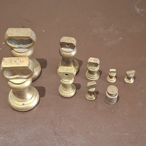 Set solid brass cast - 9,