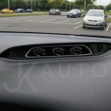 Ford Focus MK3 MK3.5 ST RS 2012-2018 Carbon Fibre Gel Gauge Cluster Overlay Trim