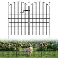 No Dig Decorative Garden Fence