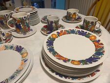 Villeroy and Boch Acapulco - 4 side plates £49 coffee cup& saucer £29