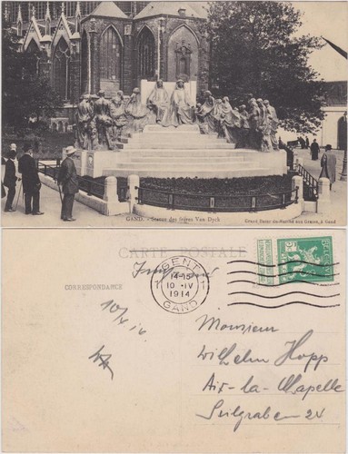 Ghent statue of - statue,